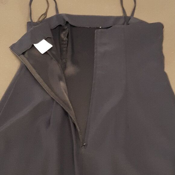 Navy Blue Spaghetti Strap Dress - Picture 6 of 8